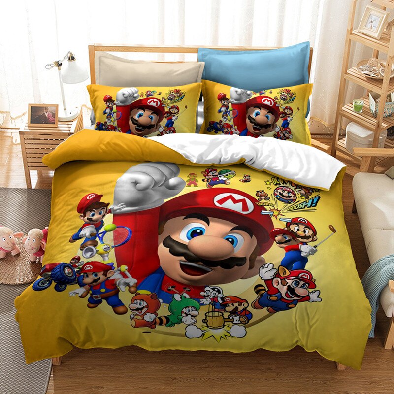 Żółta Poszwa Na Kołdrę Mario