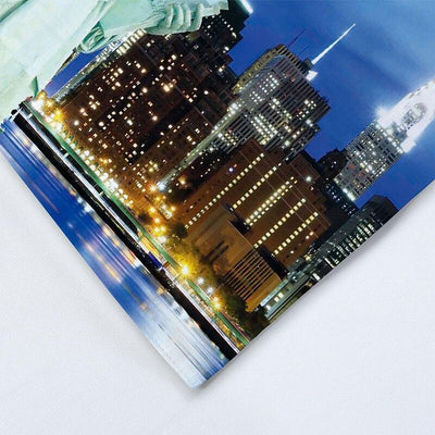 Niebieska Poszwa Na Kołdrę W Stylu Vintage New York