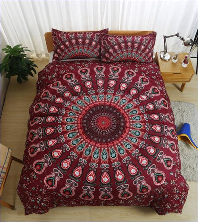Kolorowa Poszwa Na Kołdrę Mandala