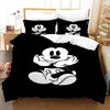 Czarno-Biała Poszwa Na Kołdrę Mickey Vintage